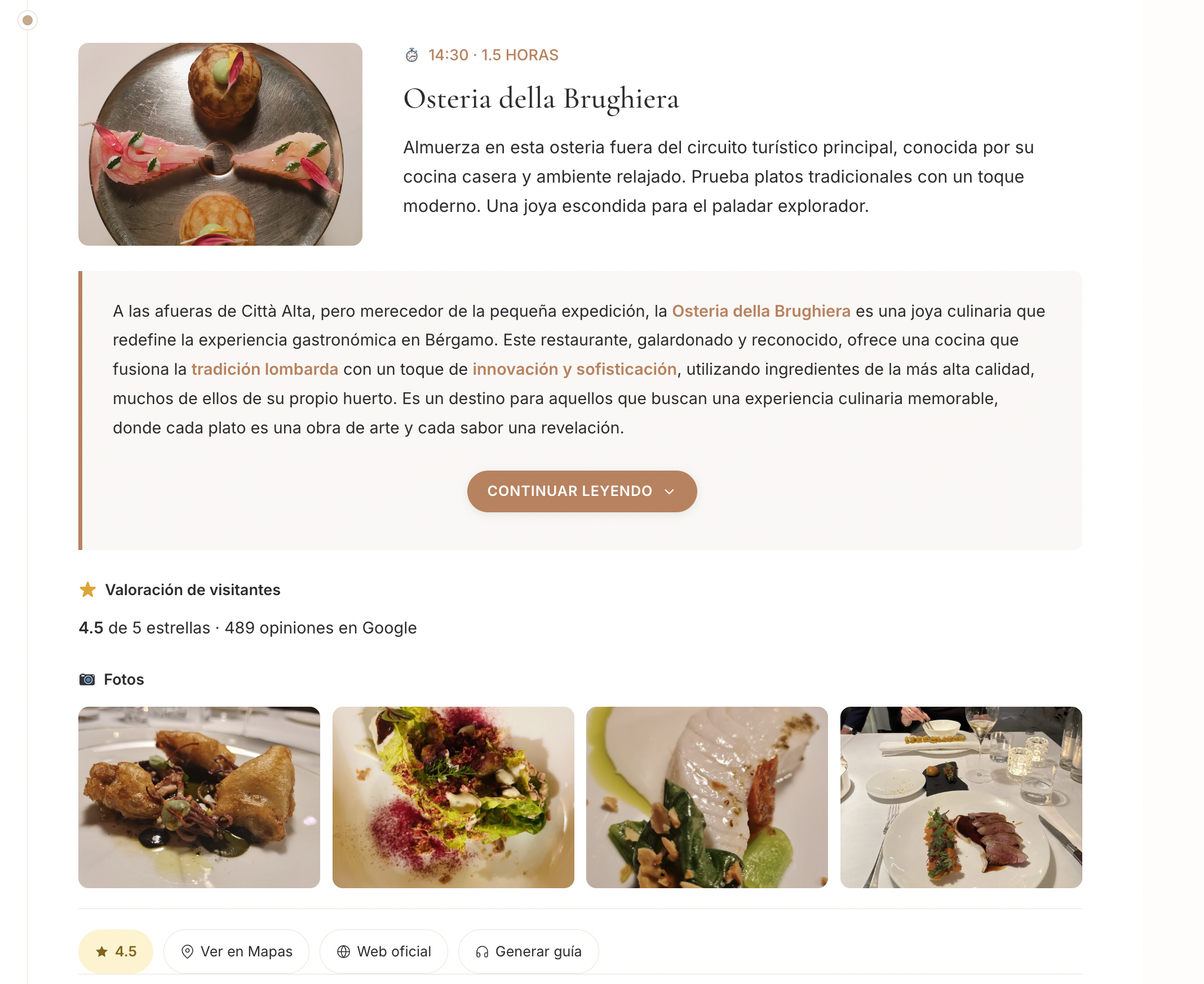 Restaurantes recomendados